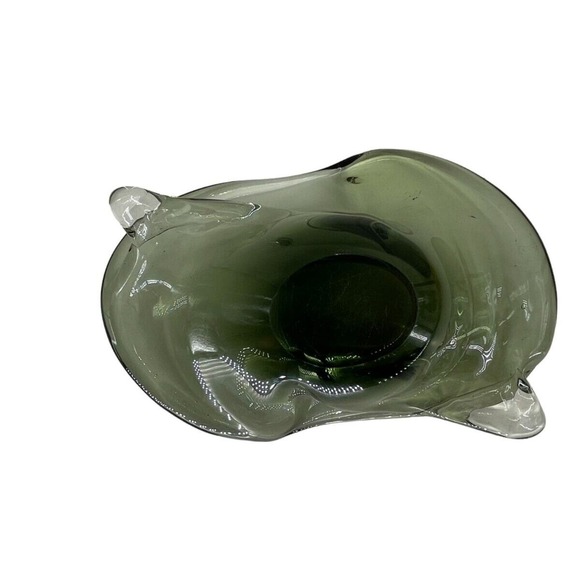 Other - Vintage Smoked Glass Ameba Dish MCM